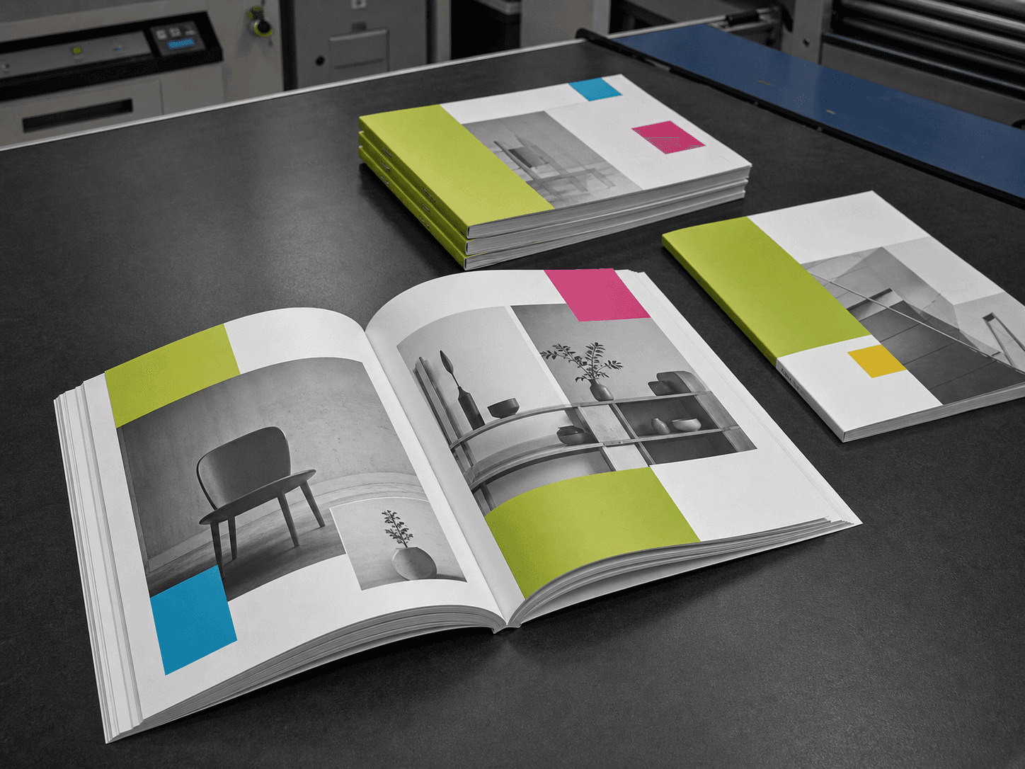 Catalogo stampato e rilegato